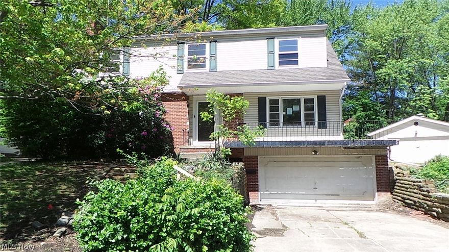 Huge 4 bedroom 2.5 bath colonial with great floor plan.  Needs some TLC and aesthetic updates. French doors off the dining room to the sunroom, first floor family room. Mud room off the kitchen is great access to the nice backyard.  Master suite with it's own bath.  Rec room in basement has a fireplace, addtnl finished room in the basement could be an office or workroom. 2 car attached garage.  FHA insurable w/escrow per HUD appraisal.   Equal housing opportunity.  Property sold AS IS.