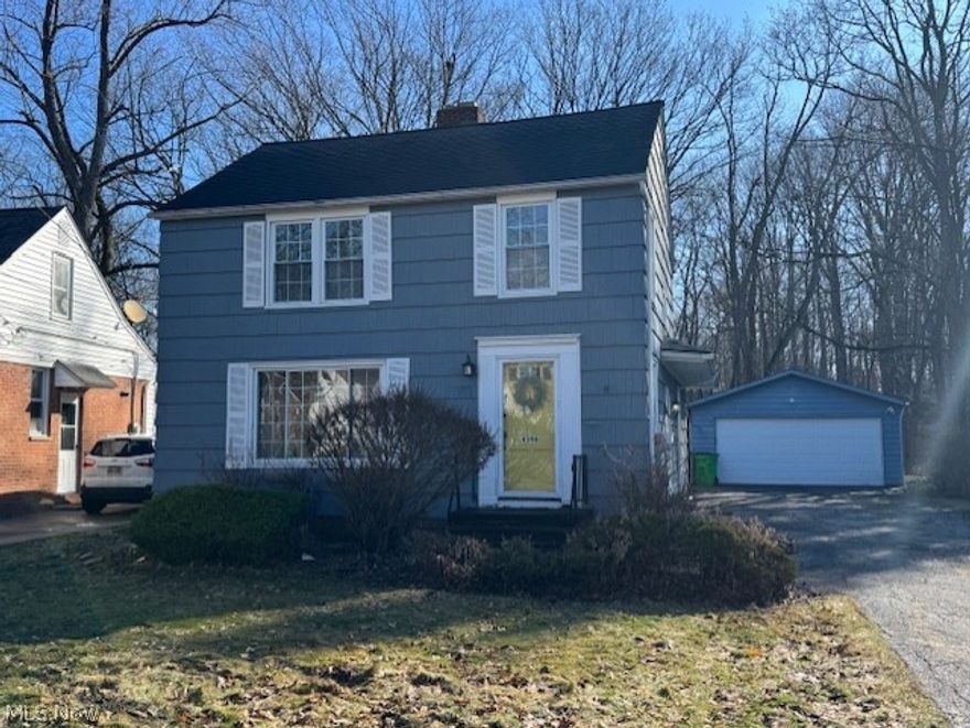 Opportunity awaits in the unique colonial home in South Euclid.  This home features an extra large lot that backs up to the Euclid Creek.  This home features a large living room with a fireplace and a formal dining room and second dining area on the first floor. There is a large family room with a vaulted ceiling overlooking the backyard.  This home features a 3 bedrooms, 1.5 bathrooms and a partially finished basement.  The garage is a newer built structure as an added bonus.  This home does need some repairs and buyer will be required assume the South Euclid violations and any escrow requirements by the city.  The seller makes no representations or warranties about the condition of this home and it is to be sold in as is condition. This property is eligible under the First Look Initiative which expires after 30 full days on market. No investor offers will be considered until first look period expires. No offers regardless of buyer type will be negotiated within the first 7 days of listing. The seller will review only owner occupant offers after the first 7 days of the listing.