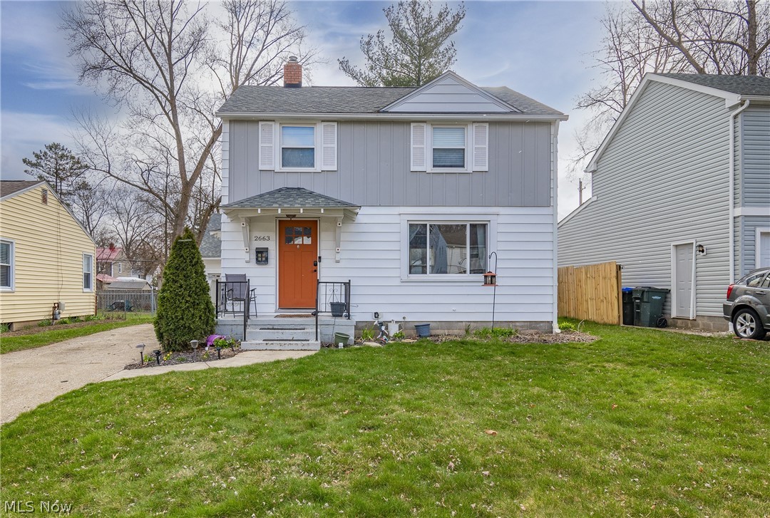 Welcome home to 2663 Overbrook Road! Located in the desirable River Estates of Cuyahoga Falls, this 3 bedroom, 1.5 bathroom colonial is a must see! Enter into an open main level boasting new luxury vinyl throughout the living room and dining room (2022). Continue into a kitchen complete with granite countertops, white cabinetry, and stainless steel appliances (dishwasher 2022). Venture upstairs to find a sizable full bathroom and three bedrooms with beautiful hardwood floors. The lower level is partially finished with a rec area that can be used as a family room or play room. There is also a half bathroom, laundry area, and plenty of storage space. The large backyard is fully fenced-in, great for entertaining! Notable updates include: newer A/C, HWT, & furnace. Conveniently located near a path to Water Works Park. Don't miss your opportunity to own this home. Schedule your private tour today!