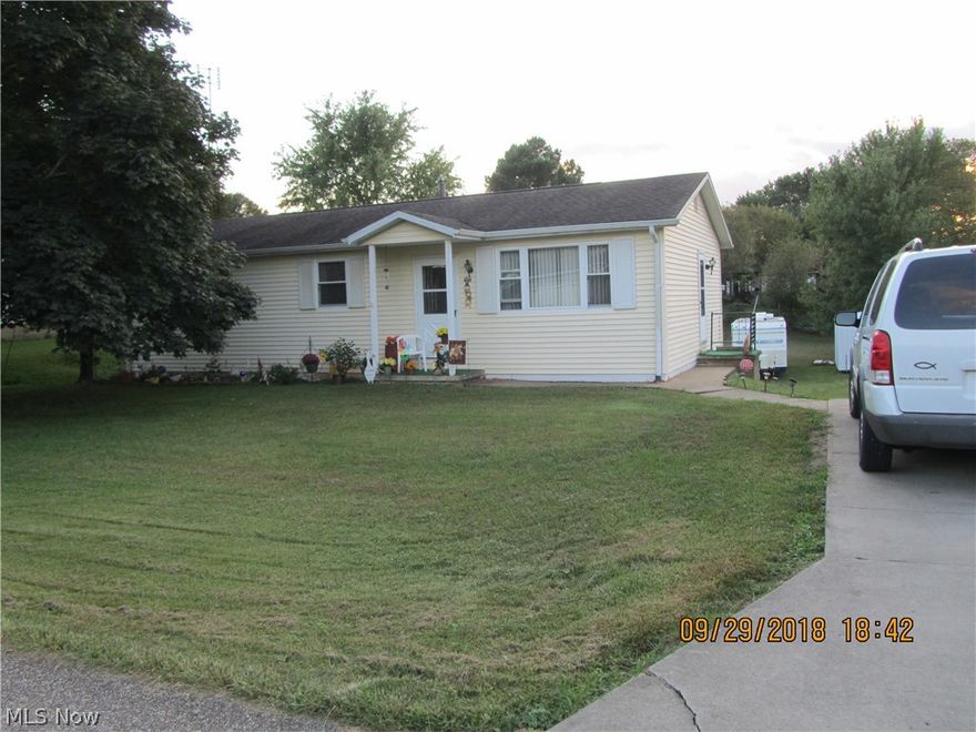 Well maintained Ranch Home in convenient location with large yard. 
Custom built kitchen, updated windows, furnace replaced in 1995, central air 1998, roof in 2007. Home includes natural gas generator. Large family room in basement with gas log fireplace and French doors perfect for entertaining.