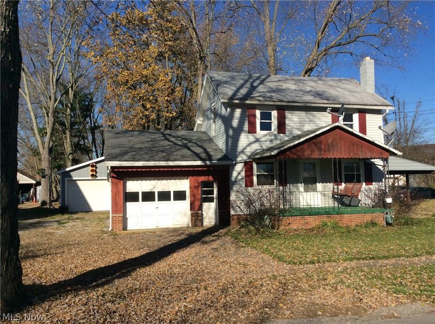 Comfortable and affordable 2 bedroom, 2 bath story and a half home with lots of outdoor living spaces. Porch, patio, heated detached garage as well as 1 car attached garage. Updated kitchen and a wood burning stove off living room. Norwayne schools and across street from park.