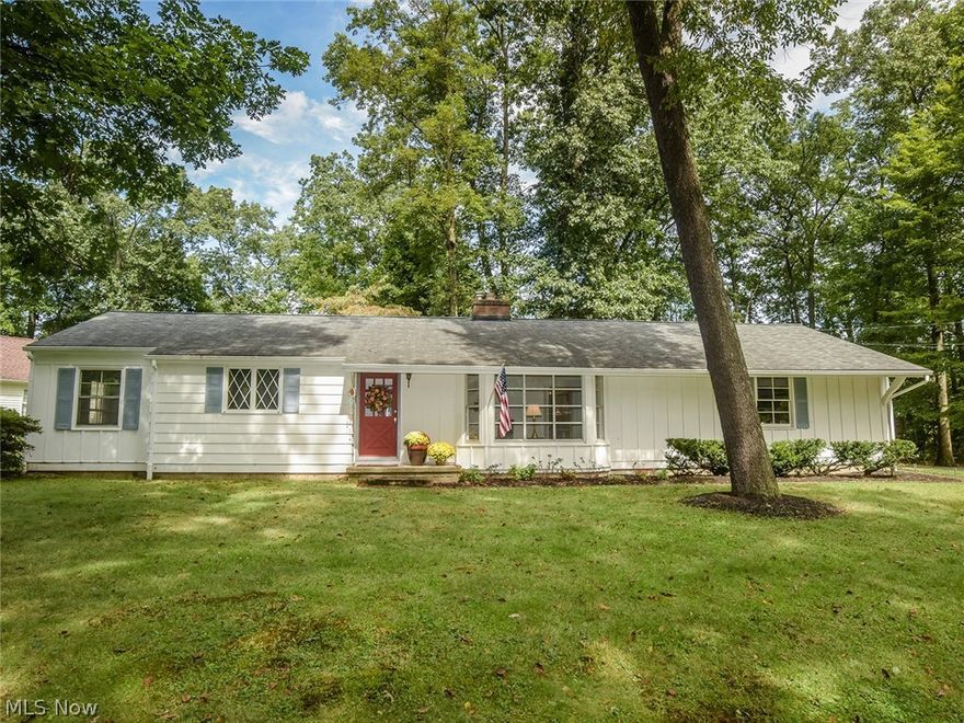 Charming ranch style home nestled on a quiet dead end street offering 3 beds 2 baths. This home offers 2 large living area both beaming with natural light. Retro Kitchen with an abundance of counter space and and cabinetry. Enjoy dining in the combined kitchen/dining area by the glow of a roaring fireplace. Entertaining is a breeze in the sunny living room or light filled den anchored by a fireplace and surrounded by wall to wall windows.  The master Bedroom with en-suite and 2 other large bedrooms complete the first floor. This home has been freshly painted throughout. Exceptionally clean basement and laundry area also offers a work shop area.. Could easily be finished for additional living space. The landscaped yard promotes many hours of relaxation around a fire or just enjoying nature on a low traffic dead end street. Howland Schools.