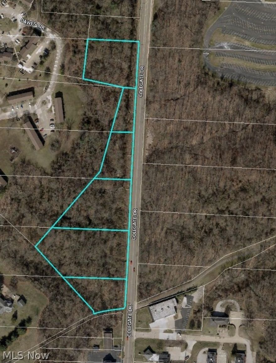 Wooded building site close to all amenities.  First time property has been on the market.  Property is Zoned R-3 General Residential District which also allows for R2 Residential District along with some Special Permit Uses required by special permits granted by the Planning Commission.