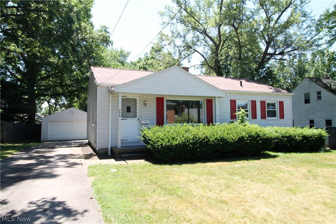 Welcome to this charming three-bedroom, one full bath ranch home. The living room offers a large picture window, freshly painted interior and new carpet throughout the home. The bright kitchen has abundant of cabinets, new countertops, new flooring, newer fridge, stove, and dishwasher. Full bathroom has been updated. There is a large full unfinished clean basement, great for storage. Outside you find a two-car detached garage, great size yard to sit out and entertain or just to relax. Great location, just minutes to freeway, shopping, restaurants, etc. All you have to do is move in!