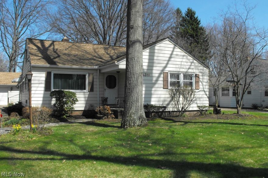 Excellent Westlake location. Lot approximately 1/2 acre. Original owner. Convenient one floor living. Family room addition with vaulted ceiling and fireplace. Eat-in kitchen with all appliances plus dining room.  Hardwood floors in living room, dining room and 3 bedrooms. Ceiling fans in all bedrooms. Basement shower. Ready for your personal touch. Easy to show.