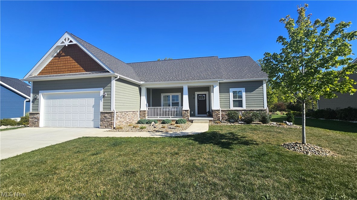 We're back on the market! This lovely 3bed/2bath home built in 2020 features serene views of a pond and nature from your private backyard patio. This home package includes a 40' dock marina slip and offers access to bayfront amenities within the private community Marblehead Estates, including a heated pool, a natural sand beach, volleyball, summer public and private events, and more. Additionally, the property includes a spacious 1,668 sq ft full basement that can be transformed into your ideal spot like a game room and football day entertainment space! The house features a modern kitchen with sleek granite countertops, quartz in the bathrooms, cozy carpeting in the bedrooms, a warm gas fireplace, stylish LVT flooring, and stunning sunrise views. There is a 2 car garage that leads straight into your laundry space, a paved driveway and a front porch entrance.