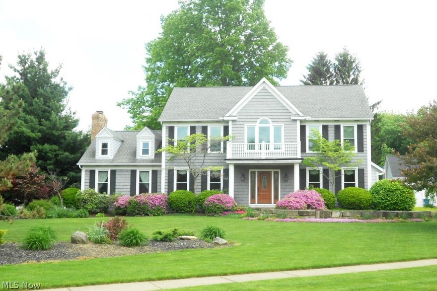 Prestige built beauty in desirable Steeplechase!  Absolutely gorgeous 4 bedroom 2 story with a first floor office and laundry.
Formal living and dining rooms, plus the hall and office offer crown molding.  The vaulted Master features a huge master bath with an extra long vanity (perfect for storage), double sinks, granite, soaking tub, walk in shower and walk in closet.  An expansive vaulted family room boasts a beautiful floor to ceiling fireplace and an oversized bay window.  The spacious kitchen offers granite counters, pantry, built-in desk and updated stainless steel appliances.  French doors off the eat-in area lead to the fabulous screened-in porch accented by 3 skylights and offers access to the plush landscaped backyard with water feature.  The basement is finished with a bar and plenty of room for a pool table – perfect for entertaining.  There’s also a partially finished exercise room and a full bath. A large walk-in closet (7 X 13) is an added bonus.  This home has a 2 car