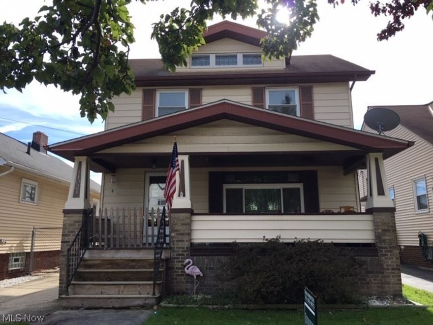 Meticulously maintained colonial on a quiet side street. This beautiful home boasts stunning built-ins and wood trim throughout. The hardwood flooring is breathtaking and sprawls the entire home. An attic with glass block windows awaits finishing touches for an in-home office or play area. the full size unfinished basement already has walls in place, glass block windows, and a free standing commode. The fully fenced back yard is great for entertaining and includes a 2 car garage with opener. Waterproofed, windows, bathroom remodel, fence, chimney liner, porch redone, garage door opener all within the last 10 years! Close to several elementary schools, hospitals, and fire station.