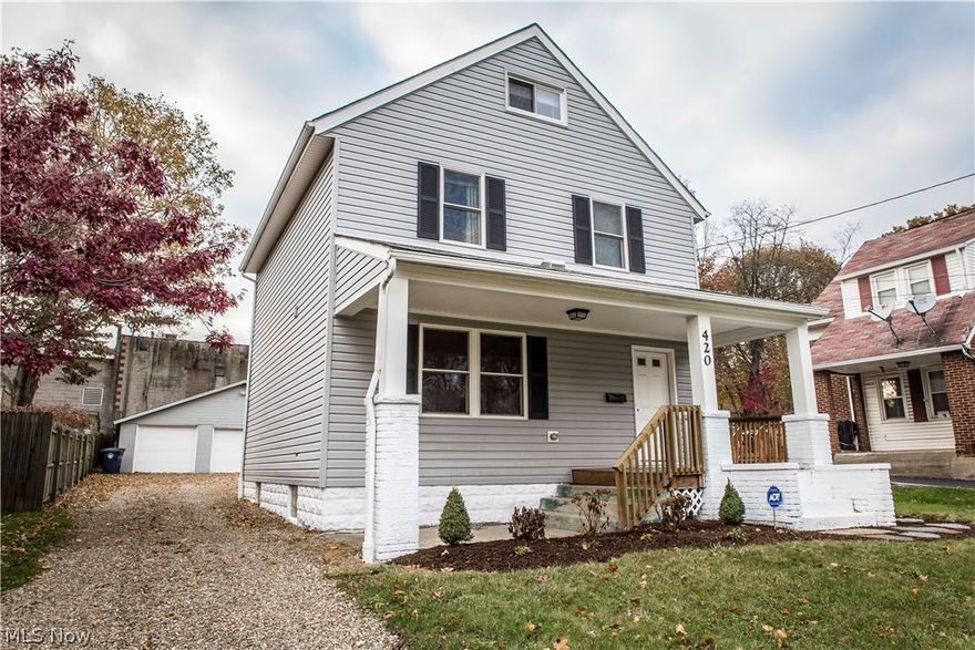 Welcome to 420 Watson, over 1,500 sq. ft of remodeled home is waiting for you to call your own! Offering a three-car garage and massive turnaround / additional parking, makes this home a perfect fit for a mechanic, large family or entertaining guests. Professional landscaping greets you at the curb where you'll find a large front porch and additional patio space to catch those summer breezes. Step into the foyer where you'll find beautifully restored original hardwood floors, neutral color schemes and an open floor plan. The living room flows into the dining area where a sliding glass door opens to a spacious deck & hot tub. The kitchen here features all stainless appliances, custom cabinetry, tile backsplash, recessed lighting and all modern fixtures. From drywall to the plumbing everything in this home has been updated. Schedule your private showing today!