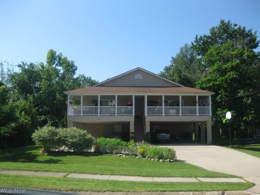 Beautiful setting for this new in 2005  two unit.  Rents are lower than market rents and on Month to Month leases.   Perfect for investor or owner occupant.  Open floor plans, panoramic balconies, 23 x 18 rec. room.  Excellent tenants per seller.