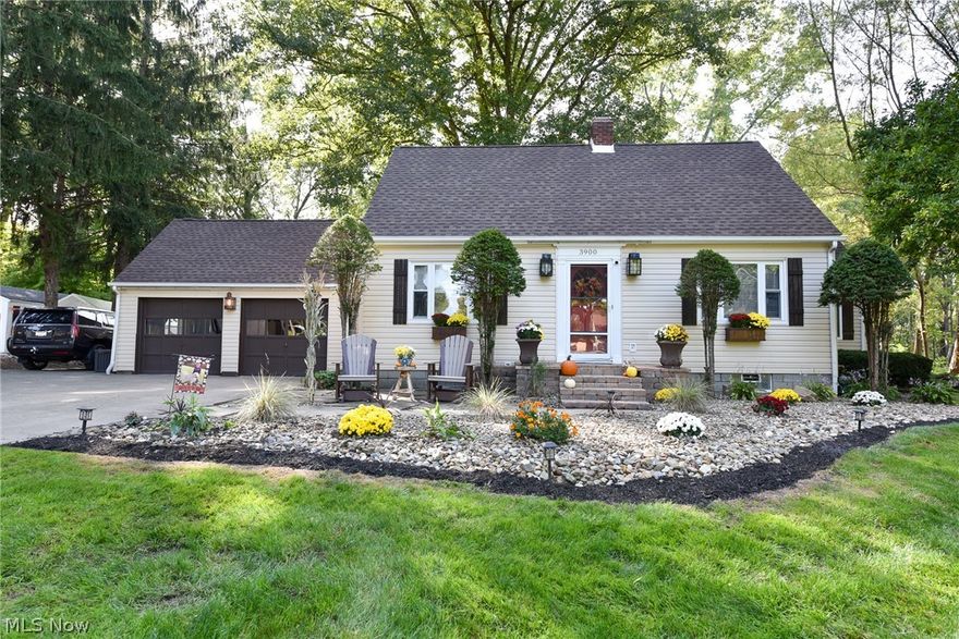 Much larger than it looks!! Meticulously maintained and updated lovely cape cod in Portage Lakes area with Coventry Schools!  All on over 60% of an acre lot! Back roof dormered to private backyard built for entertaining with Tiki bar. New roof 2020. Kitchen updated with granite counter-tops, back splash, granite island and flooring in 2020 and in 2018 new stainless steel appliances.  New laminate flooring on first floor. Large living room with wood burning fireplace. Nicely updated bathrooms. Windows installed 2013. Hot water tank 2018. High efficiency furnace and air conditioning.  Two car attached garage with R/V or boat parking pad.  13 x 7 deck and 20 x 20 concrete pad. Professionally landscaped. Small creek with small bridge.  Minutes away from Portage Lakes State Park.