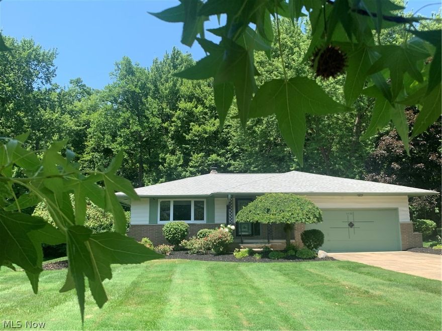 LOCATION, LOCATION, RANCH and move-in ready. This seller has meticulously maintained this home from top to bottom. A new roof (2019) hot water tank (2018) HVAC (2018) gas stove/microwave(2019) and landscaping in 2020. The family room was remodeled(2018) and the remodeled lower level family room (50x12) has beautiful carpeting, custom made window treatments and 1/2 bath. On the other side is the laundry area and storage that goes on forever. This ranch, with a neutral palette throughout, is first floor living at it's finest with the living room, dining room, kitchen and family room perfectly flowing right to the sliding glass doors, out to the octagon deck(re-stained in 2018) and beautiful backyard for summer fun in the sun. The first floor is complete with the master bedroom, with a full bath, and two additional bedrooms sharing the main bathroom. Abundant closet space in each bedroom. Bring along your decorating ideas and personal touches to make this home your own.  Solon is the #1 s