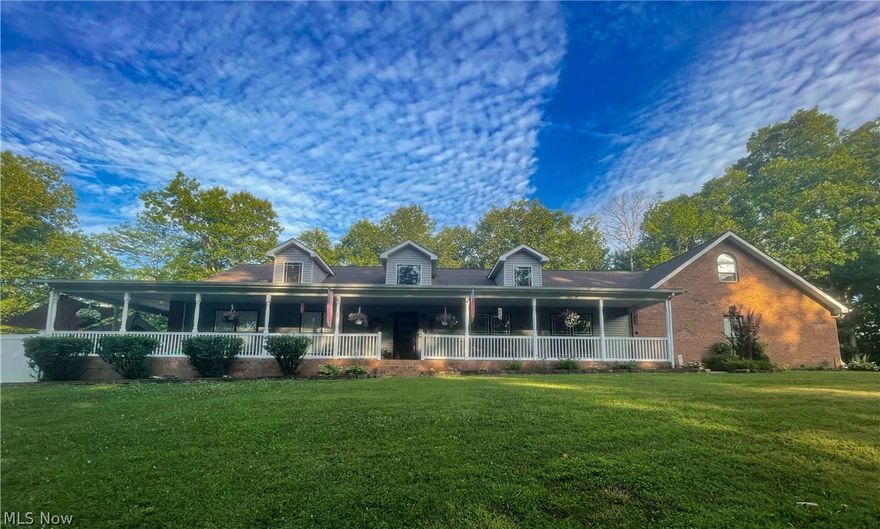 Welcome to your new home at 2002 Laurel Ridge Road in Culloden. This luxurious house, conveniently located halfway between Charleston and Huntington, is situated on more than four and a half acres and has much to offer within its almost 3000 square feet of space. Upon entering the home, you are greeted with gorgeous hardwood floors that lead you into the expansive living room, perfect for entertaining guests. Through the pocket doors lies the nearby large eat-in kitchen, offering an abundance of space to cook in, as well as copious amounts of cabinet space and a walk-in pantry. Down the hall you will find a large bathroom with a double vanity and a laundry room so inviting that you’ll enjoy every load of laundry. Continuing down the hall are the three considerably large bedrooms that feature sizable closets, one of which offers an en suite bathroom and deck access. On the other side of the home you will find a three car garage with a massive bedroom/rec-room and half-bathroom above it. Surrounding the home, you’ll find yourself in an oasis that is home to a heated salt-water swimming pool, a large front porch and back deck, and a large, private-setting fire pit. This home offers an abundance of space, inside and out, in a secluded subdivision setting. Call today to schedule your showing!
