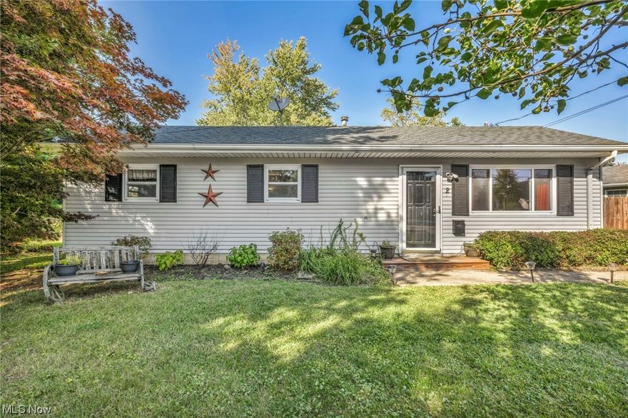 This darling Norwalk Ranch home will move you. Well maintained and situated on a quiet cul-de-sac in the Maple City, this charming rambler offers the convenience of one floor living, with an updated, fully applianced eat-in  kitchen outfitted in modern cherry cabinetry, providing beautiful and abundant storage. This kitchen offers room for entertaining and stainless appliances including dishwasher, range, microwave and refrigerator. Off the kitchen the utility room includes hookups for laundry and space for all your pantry items. Two bedrooms include double closets plus an additional room which could be used as a bedroom, office space, study or studio. You’ll appreciate the thoughtfully updated full bath with shower enclosure and storage. Just outside the home, a picturesque “just right” backyard which requires minimal landscaping maintenance and includes a convenient shed for your gardening supplies plus an outdoor closet offering additional storage. Driveway offers multi-car off-street parking. Conveniently located SW of the city, minutes from Summit Motorsports Park, and just a short drive to Sandusky, Huron, and all the fun and adventure of the Erie shores & islands.