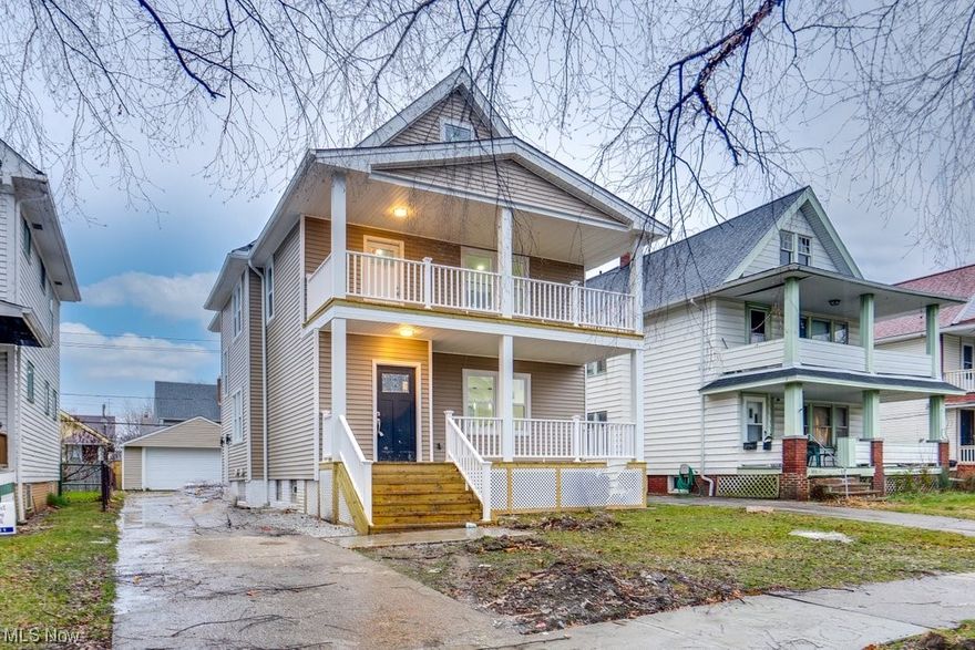 Welcome to this stunning, spacious duplex situated in the West Boulevard neighborhood. Conveniently located off I-90 and I-71, this cash flowing property offers the perfect blend of style and functionality. Making it an ideal investment opportunity or wonderful place to call home. With a combined monthly rent of $3,082 this property presents an incredible amount of opportunity! Each unit features three bedrooms and one full bathroom. Step inside and be greeted by the beautifully renovated interiors with modern fixtures, fresh paint, and an open concept that creates a great living space. Both come with their own sets of new stainless steel appliances and their own laundry area that provides ample space for families or individuals looking for room to grow. Both furnaces, hot water tanks and electrical panels have been updated in 2023. This home also features a newer roof, siding, gutters and windows. Finished off with a spacious driveway and two-car garage! This home has been redone from top to bottom and the seller did not spare details! Don't miss out on this exceptional investment opportunity! With its attractive rental income, two distinct units, and convenient ammenities...this property is a great choice for both investors and buyers looking to get more out of their purchase. Contact us today to schedule a viewing on this duplex or package deal this along with the one across the street!