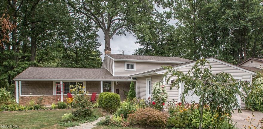 Pride of Ownership shines in every inch of this beautiful 5 bedroom 2 full bath Split Level home in North Olmsted. Amazing curb appeal w/flowering gardens & large stone walkway. Covered front porch for relaxing & entertaining. Once inside you are immersed in all the comforts of home boasting Pergo laminates, ceramic tile, recessed lighting w/rock light switches, new ceiling fans, & window shutters throughout. Living room is open & bright w/easy access to the kitchen, upper & lower level. Kitchen remodeled in (2009) supplies eating space, w/tile backsplash, an abundance of cabinets, nice amount of counter space, included stainless steel appliances & slider to backyard patio completing the main level. Upper level features the 4 comfortable bedrooms & first full bath. Lower level is full of opportunity for use w/space for gathering in the beautiful family room, laundry room, fifth bedroom & second full bath. Backyard is your year round retreat enjoy the over sized patio that fits all of y