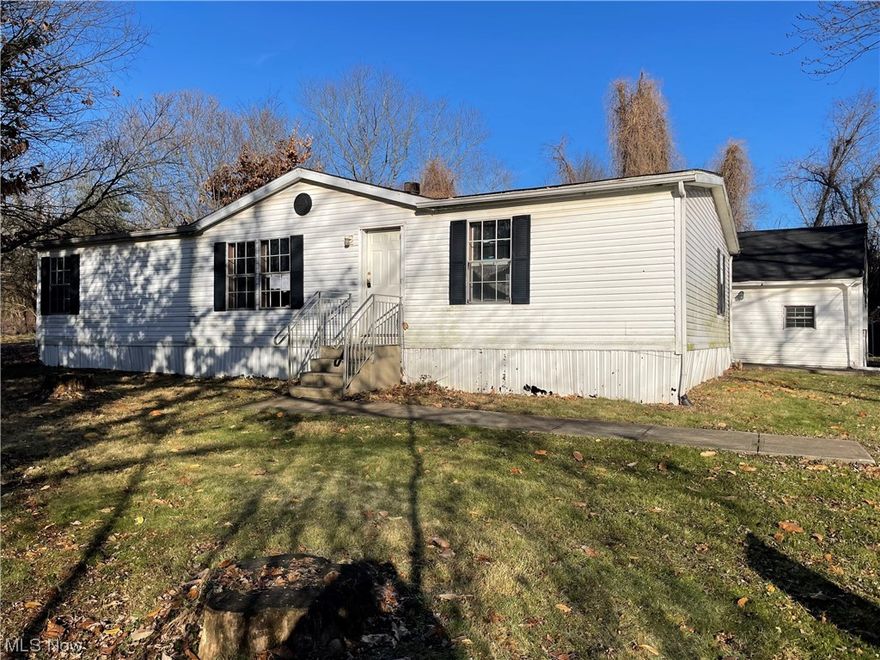 Looking for a deal in East Canton? Then look no further. This 3 bedroom home offers a great opportunity for privacy, outbuildings and more outbuildings. Plenty of places to store all the things you love. Nice layout, the primary bedroom suite is on the opposite side of the house from the other bedrooms and bath. Great price in East Canton.  Sold as-is. Buyer to verify all information. Owner occupants only until January 13th, 2024. HUD holds all bids until Christmas Day. Condition of the appliances is unknown.