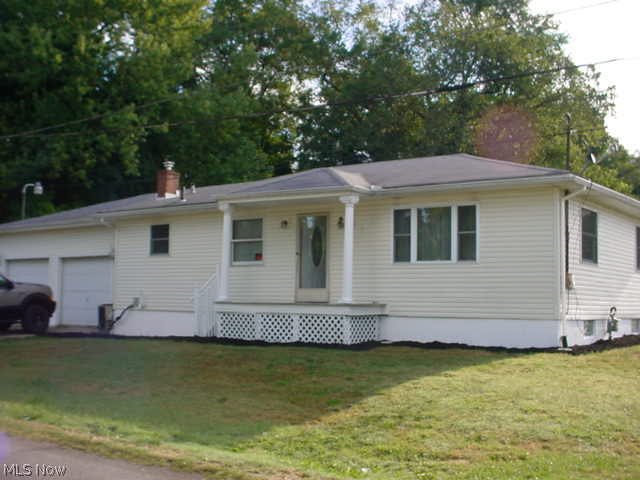 Great 3 bed ranch w/2+ garage! Full basement great for finishing! Updates include 2012 windows, insulation, furnace, AC, vinyl siding, well pump & holding tank! Remodeled bath! Kitchen breakfast bar, dinette, built ins and appliances! City sewer! Roof approx 12 yrs!