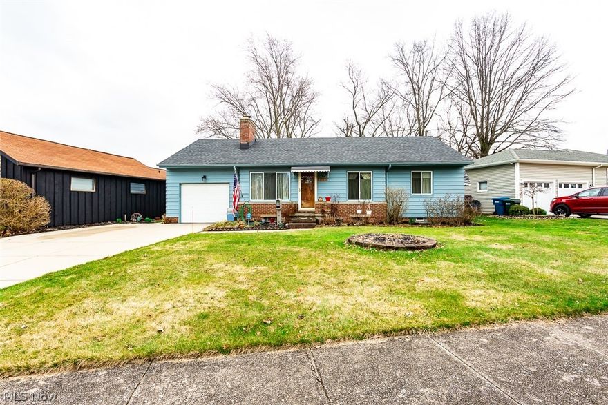 Looking for one floor living stop by 10503 Windham Rd.  Well maintained 3 bdrm 2 bath ranch.  Freshly painted living room opens up to eat-in kitchen that overlooks sunroom.  The kitchen has tons of cabinet space.  All appliances stay in kitchen.  3 good sized bedrooms with hardwood under the carpet.  Enjoy family get togethers in the finished basement.  Updates include:  roof (2019), exterior painted (2019), A/C (2019), and waterproofed (2016).  This is a great home.  Call for appointment today.