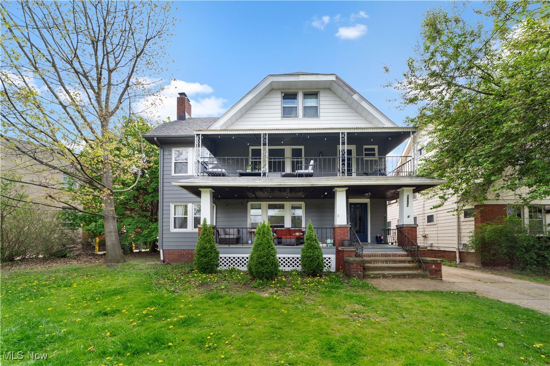 Incredible investment opportunity in the heart of Lakewood—one of Cleveland’s most sought-after neighborhoods! This beautifully maintained triplex currently generates $2,365 per month, with one vacant unit that could bring in an additional $1,465/month. The property features three spacious, sub-metered units—perfect for savvy investors or owner-occupants looking to house hack and offset their mortgage. The vacant first-floor unit is a 1,044 sq. ft. 2-bed, 1-bath. The second-floor unit, also 1,044 sq. ft. with 2 beds and 1 bath, is rented for $1,465/month. The third-floor unit is a charming 596 sq. ft. 1-bed, 1-bath leased at $900/month through August 31, 2025. Each unit boasts stunning hardwood floors, fully renovated kitchens with stone countertops and brand-new cabinetry, and fresh, modern paint throughout. Recent upgrades enhance both style and efficiency, making this property truly turnkey. Enjoy the convenience of a detached 2-car garage and the charm of a vibrant, walkable community just minutes from dining, shopping, and downtown Cleveland.