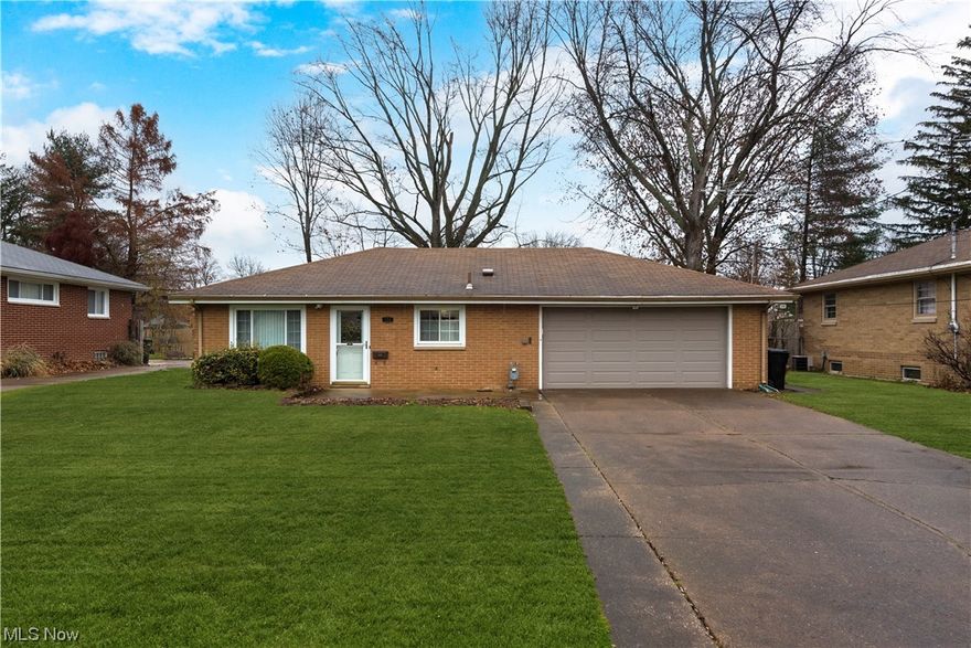 Uncover the irresistible charm of this enchanting 3-bedroom, 2-bathroom ranch. Nestled in a sought-after, quiet neighborhood, this property promises a serene retreat. The classic brick exterior exudes timeless elegance, providing a warm welcome. Step inside to find a spacious living area with potential awaiting your personal touch. The kitchen presents a beautiful canvas for your dream culinary space adorned with granite countertops. Spacious bedrooms and one floor living ensure a lifetime of comfort and ease. The allure of this home extends to the large sunroom, bathing the interior in natural light and providing a delightful space for relaxation or entertaining. It is so roomy and welcoming—it's practically asking to be transformed into a comfortable in-law suite. Step outside onto the expansive deck in the backyard, where endless possibilities await – from morning coffees to evening gatherings under the stars. The 2-car garage offers convenience, ensuring your vehicles are protected year-round. Imagine the potential for transforming this space into a workshop, home gym, or additional storage with a full bath nearby! Located in a tranquil neighborhood, you'll enjoy the peace and quiet while being just moments away from local amenities. With a little vision and TLC, this residence can become your haven. Opportunities like this are rare. Unlock the potential and make it your own.