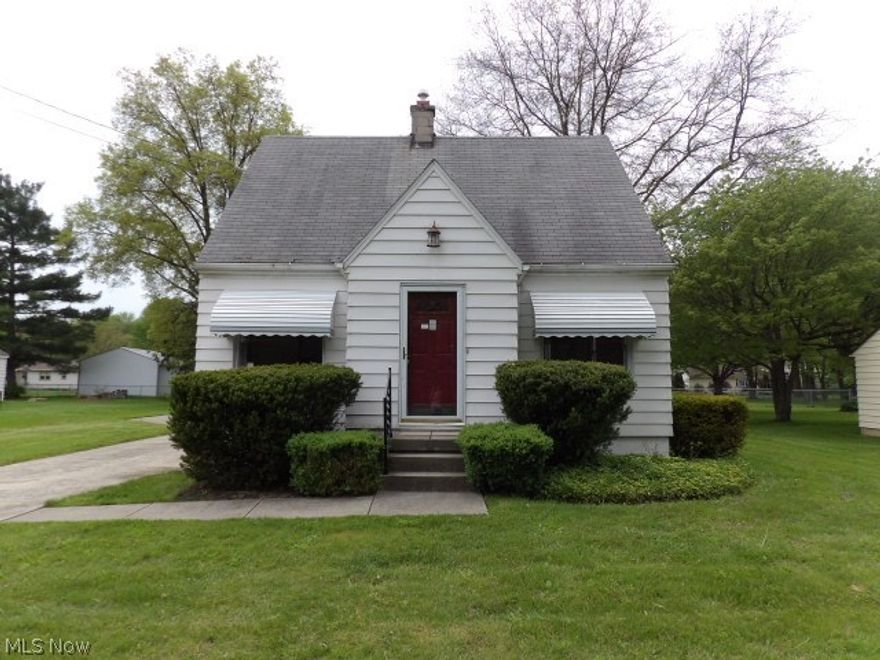 Charming 2 bedroom 1 bath, nicely landscaped house in Austintown School District! Beautiful hardwood floors and plenty of windows throughout, kitchen with formal dining room, spacious living room, updated bathroom, sun room with grill feature, full basement and a 2 car detached garage. This will not last long MOVE IN READY! Monthly rent is $765.00 plus utilities. NO PETS!! Full deposit and first months rent required. No smoking permitted. MUST SEE!