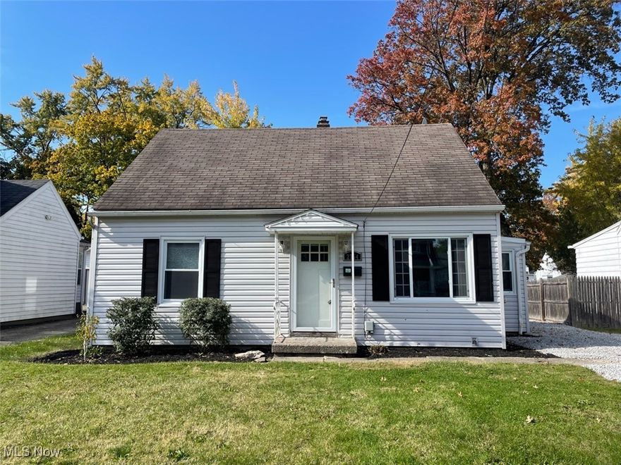 Charming Cape Cod in Cuyahoga Falls!  This well-maintained home features classic style with many updates.  The updated eat-in kitchen with granite counter tops and stainless steel appliances.  Brand new carpet throughout the first floor.  Great neighborhood, close to Downtown Cuyahoga Falls. Updated Hot water tank (2024), Furnace (2017), Central Air (2017), Electrical panel (2017).
