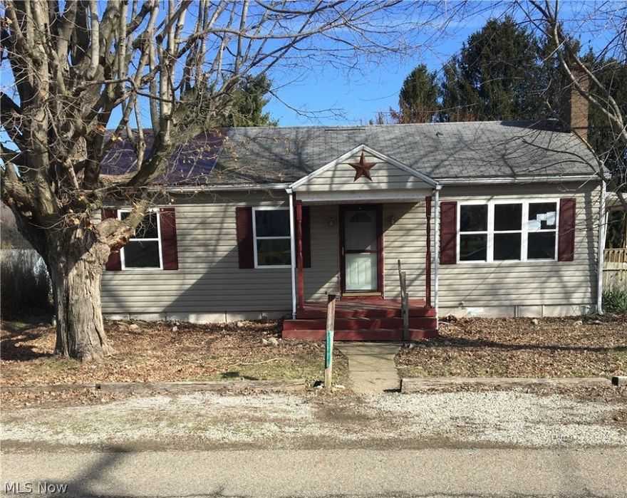 This 3 bedroom ranch 1 bath ranch, finished basement area with walkout , great wrap-around deck , large eat in kitchen , property being sold as is .