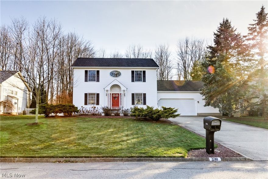Welcome to this Colonial in one of Cortland's most desired neighborhoods. This home features 3 bedrooms, 2.5 baths, kitchen w/appliances that leads to spacious great room & huge back yard that is fenced in w/deck & patio. Full basement w/12" block, steel beam support, new furnace 2022. Huge garage (24 x 28) w/220 line. Don't miss this beautiful home w/City utilities.