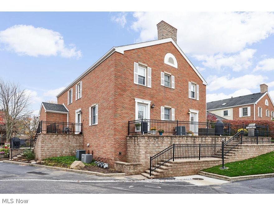 FANTASTIC CONDO with EXTRA LARGE MASTER SUITE - and the LARGEST UNIT IN THE COMMUNITY!  This fabulous condo with a GREAT location along Front Street features 3 levels of townhome style living. A large patio - the BEST patio in the community - greets you as you enter from the guest parking. The main floor includes a spacious Dining Room, comfortable Living Room and a fully applianced, UPDATED KITCHEN with fabulous stainless steel appliances, backsplash tile, and countertops. This unit actually has a *gas range*, which is extremely rare for condos. Upstairs are 2 Bedrooms and 2 FULL Baths. A third Bedroom was actually reconfigured to create a FABULOUS MASTER SUITE - with large, updated Bath and walk-in closet. The other Bedroom has it's own fully updated Bath.  The lower level includes a large Family Room with a stunning, exposed brick wall, as well as a large laundry and utility room. An attached garage is accessible from the lower level.  This condo is  TOTALLY UPDATED and STYLISH! Gre