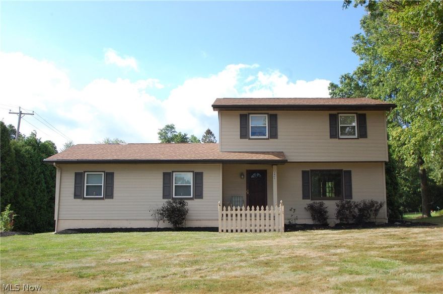 Nice clean 2 story with recent updates that include roof shingles, windows, and HWT. This home features a parquet wood foyer, living room with carpet, kitchen with parquet floor with stove and refrigerator. There is also a dining room with parquet floor and french doors out to a huge 2 tier deck 30x13 and a 12x10 shed. 
There is a rec. room in basement 18x16 with new carpet. This property has 1 and 1/2 baths and a whole house fan.