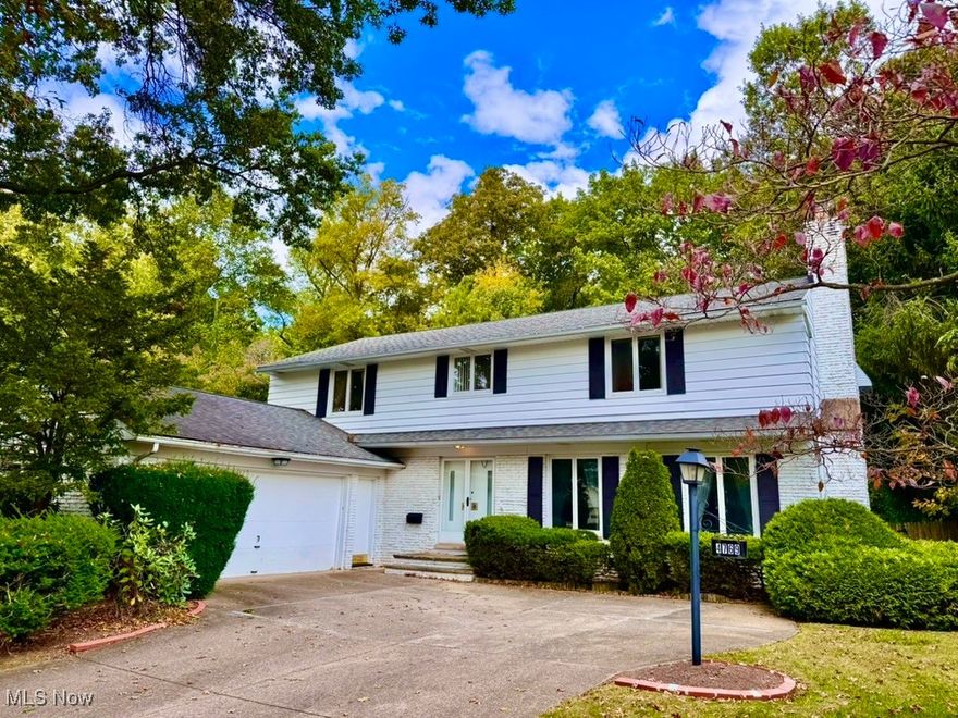 Spacious 4-bedroom, 2.5-bath brick home offering nearly 2,800 sq ft of living space on a rare 0.91-acre lot in South Euclid. Main level features updated wood laminate flooring, a bright living room, formal dining, and an eat-in kitchen. Convenient half bath on the first floor. Upstairs you’ll find four generous bedrooms, large walk-in closets, large attic and two full ‘Jack & Jill’ style baths.

The partially finished basement level adds bonus space.  Outdoors, enjoy a backyard that’s partially fenced, partially wooded, and extends to a serene stream. All appliances are included. A 2-car garage and plenty of storage complete the package.

Located close to parks, schools, shopping, and major routes, this solid 1962 home blends comfort, space, and potential.

This home is available for immediate occupancy.