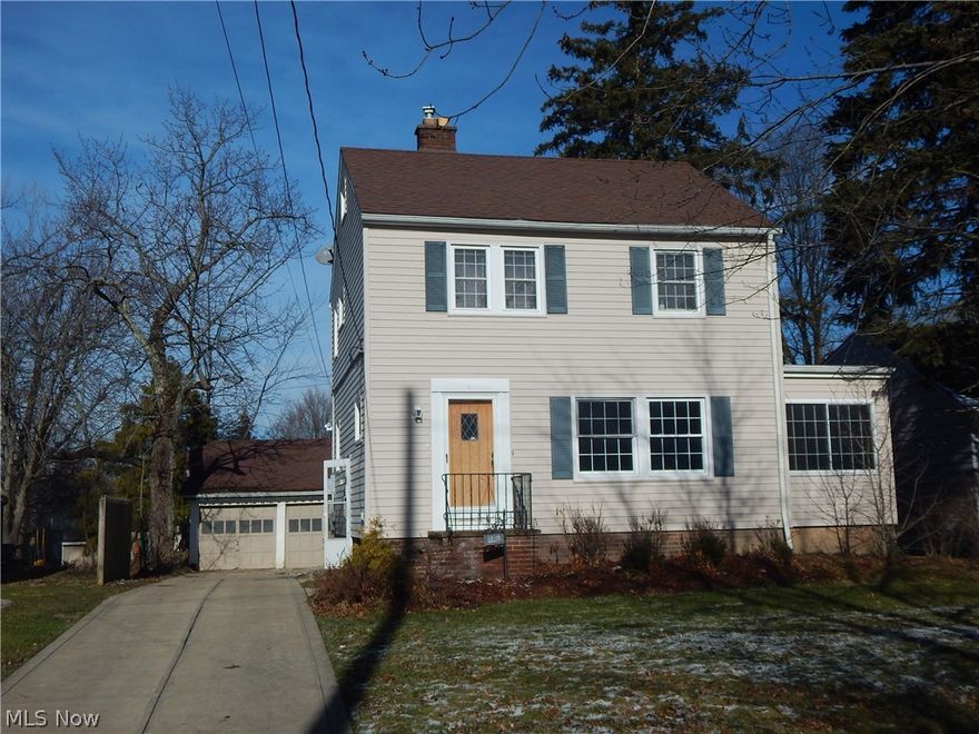 Welcome to this darling home in Lyndhurst! Step into the family room that boosts two large windows to allow natural light. It also has a stunning fireplace. A beautiful archway accents the dining room with charming built-ins and a sliding glass door (2021) to the patio. Off the family room has sunroom which could make the perfect playroom or office space. The kitchen has a tile counter with a ton of cupboards for lots of storage. Three nicely size bedrooms. The basement offers finished Rec. room with quaint wet bar which makes for the perfect area entertaining space! Do not miss the deck for those summer picnic's you could be hosting! Privacy Fenced in rear yard. Two Car Garage.