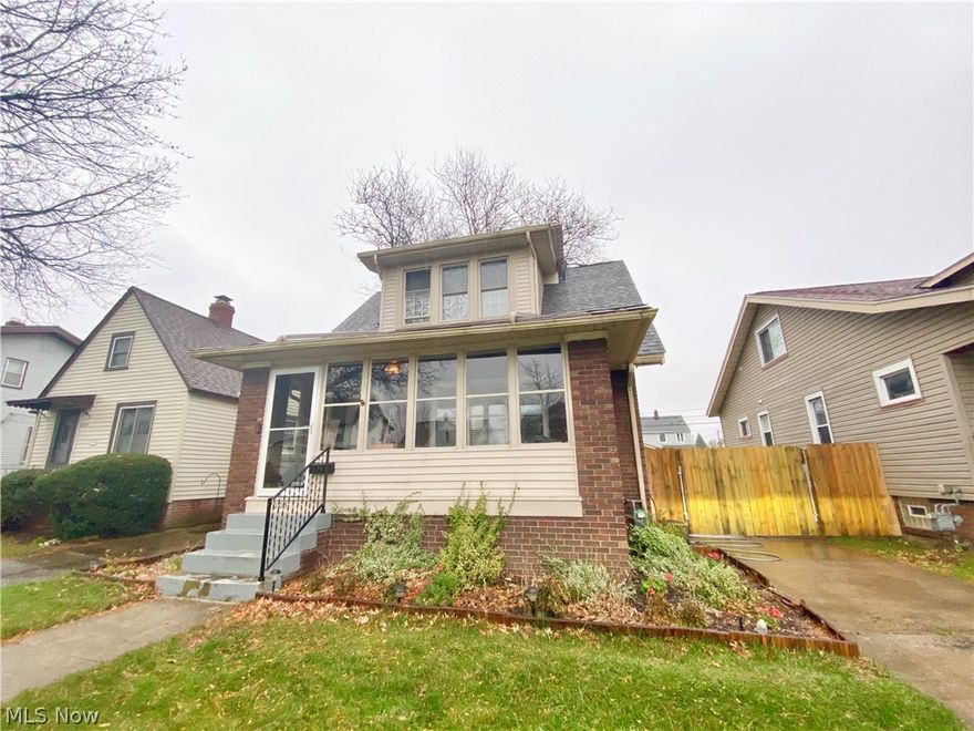Welcome home to this beautifully updated brick, cape cod! The front has an attached, enclosed patio that is perfect for lounging during all seasons. As you enter the front door, you’ll notice the beautiful updated vinyl floors that compliment the color combinations throughout the home. A large living room & dinning with a bay window, kitchen with a party nook complete the first floor. The second floor accompanies a full bath, and two great sized bedrooms that provide beautiful lighting during the day. The backyard is fenced in and perfect for entertaining with a gazebo and full one car garage. Attached with a fully finished basement and additional full bath this home is spacious and has everything you’ve been looking for. Schedule you’re showing today. This home will not last!!