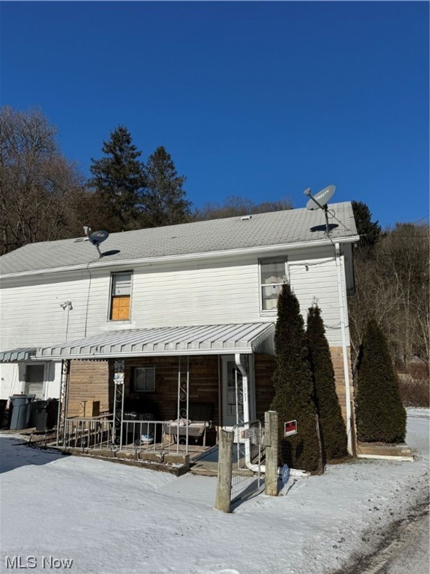 Let’s check out this cozy two-story with two bedrooms and one updated full bath. Two bedrooms on the top floor and one potential in the basement if needed. The home has a newer furnace, newer hot water tank, updated, electric, and new windows.  This house is move-in ready. The yard is fenced in. It is conveniently located 2 miles from Route seven. Check it out today.