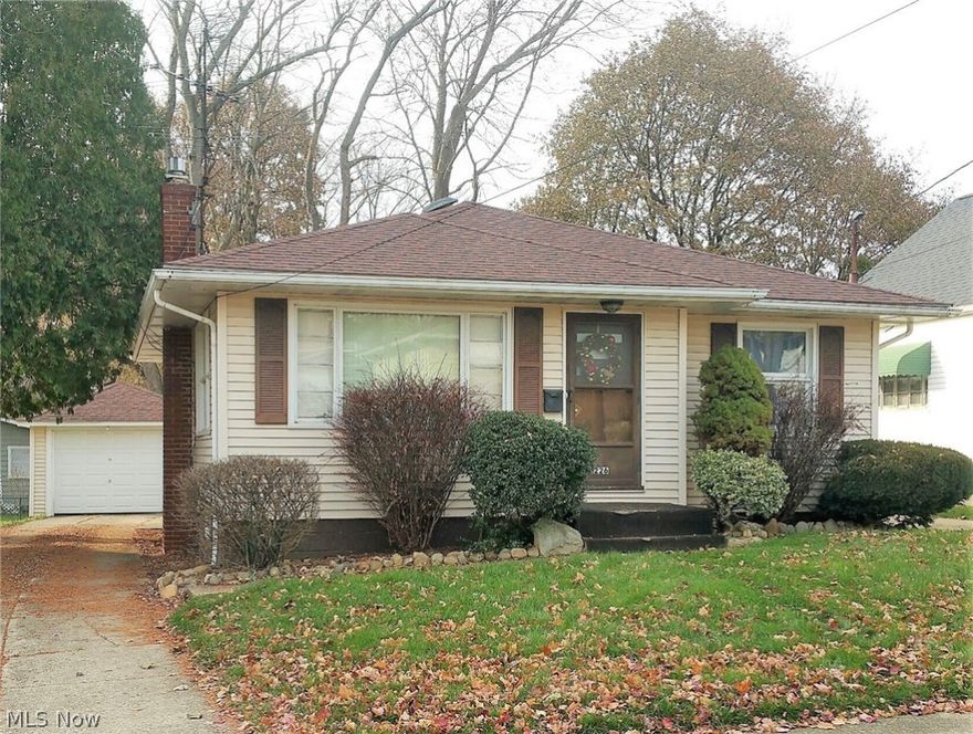 This is a great home and a super value. The home is comfortable and cozy. It has been very well maintained. Move right in and then update to your own desires. Quality features include natural wood trim and wood floors. The living room is perfect for multiple furniture arrangement ideas. The kitchen offers many cupboards and countertop space for cooking and baking. PLUS, there are 2 large wall pantries ideal for storing canned goods. There are 2 nice size bedrooms each with a nice size closet. You will love the vintage bathroom retro colors of pink and green. Don't replace it - decorate and enhance around it. The first floor has 932 square foot of comfortable living space. The basement is large and divided in half. It is an ideal size for a future recreation room along with space for the laundry, furnace and storage. Outside is a nice back yard and a 1-car garage. Updates and Approximate ages include: 2016-refinished hardwood floors. 2007-Roof shingles and back stairway. Conveniently lo