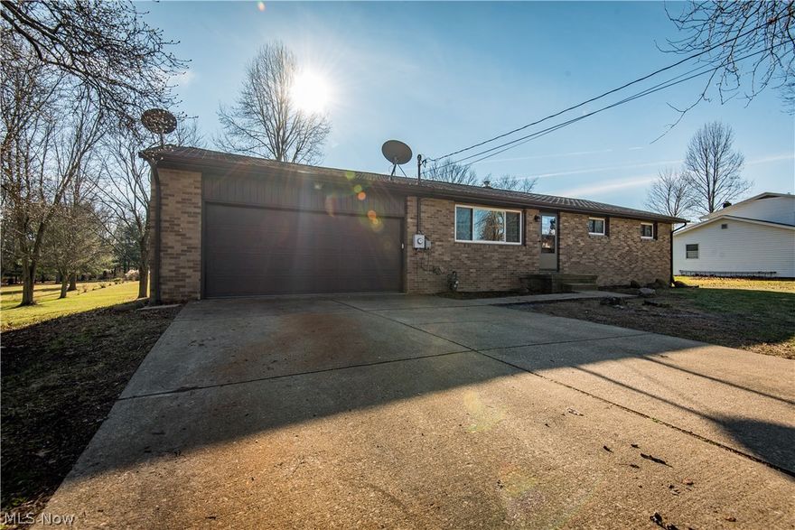 This brick ranch sits on a dead end street with 1.19 acres of land in Perry Township. The interior offers newer vinyl plank flooring, new counter tops, freshly painted kitchen cabinets, and new bathroom flooring. The eat in kitchen offers a sliding door to look out on your large private back yard. The two car attached garage is heated. The full basement is just waiting to be finished. Call today to set up your private showing!