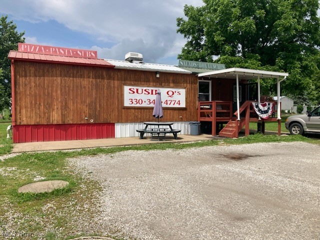 Online and starts ending on 7/17/25 @ 6:00 PM - Building consists of a hand crafted 12 X 42 fully stocked kitchen that will be sold to the highest bidder, lock, stock and barrel. Building can stay at this location for $400/month lot rent or be moved to your desired site. This is not real estate or at titled item. Rather, it is a profitable business and building that has been approved by the Health Department for operation. Building was constructed in 2008 and is super clean and a well maintained unit. Business operates as Pizza, Pasta, Subs, Salads, Wings. If building stays on property new owner will sign a 5 year lease for $400/month with no more than a 20% increase at lease end.