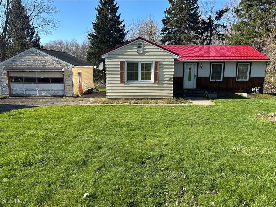 Investor special! Bring this 2-bedroom 1 bath Ranch with a full basement and a 2-car garage back to life! Roof and A/C are newer. Seller is selling AS-Is and will make No repairs