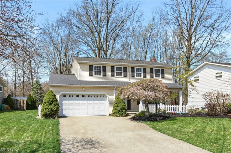 This beautiful 4-bedroom 2.5 bath classic colonial home is now available! Tastefully designed and decorated throughout. An open and spacious layout has plenty of extra space with the finished rec room on the lower level and the addition of a 4-season room with lots of windows creating an ideal spot to enjoy the large park-like backyard. You will love the updated eat-in kitchen with ample cabinet and counter space. Kitchen updates include LG Hi-Macs solid surface countertops 2020, kitchen cabinets refinished 2020, microwave 2019 and convenient half bath just off kitchen area. So many updates over the years makes this home ready to move in and enjoy.  Just a step off the kitchen is the spacious family room with a gas fireplace and sliding door opening to the 4-season room. You will love the large master bedroom with a private bath, walk-in closet, 2 additional closets and separate cosmetic counter. Some updates include replacement windows, electric panel, garage door 2014, some basement