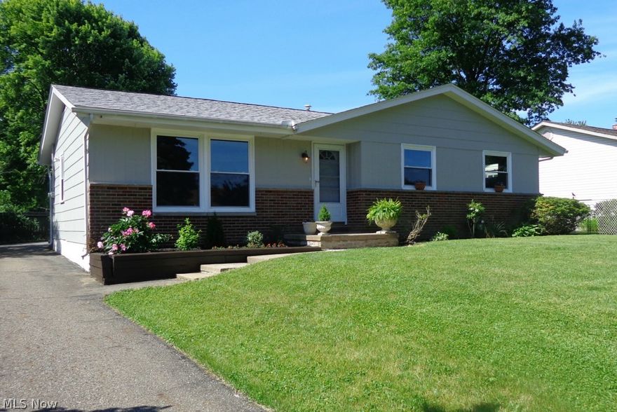 Fantastic ranch in wonderful Perry Township! Everything has been completely remodeled and move in ready! Beautiful redone hardwood floors in Living room and dining room. Completely updated kitchen with stainless steel range and dishwasher, custom backsplash and tile floor. Beautiful bathroom with custom tile shower surround. New windows thru out. New carpet in the 3 nicely sized bedrooms. There is also first floor laundry in the huge mudroom! Oversized 2 car attached garage. Enjoy the summer evenings on the newly refinished deck. Close to everything! Make your appointment today!!!