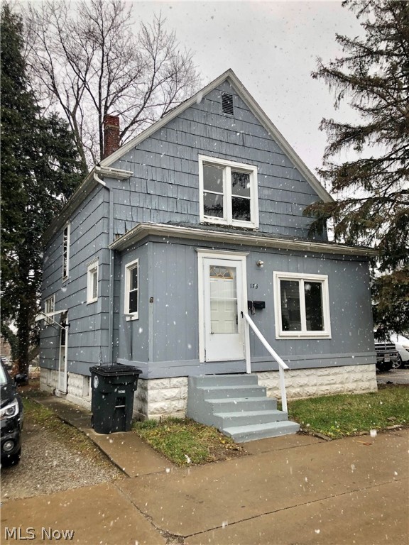 Cute house with newer paint, kitchen flooring and carpet. First floor has a large living room, dinning room and kitchen, upstairs has 3 bedrooms and one bath. Full unfinished basement. All adult occupants must fill in an online application that runs credit, criminal and eviction history. Must provide income verification, minimum 2.5X rent. $50 app fee per person. No Smoking, No Section 8. Pets might be considered- on a case by case basis- for well qualified applicants only- with an additional monthly pet rent