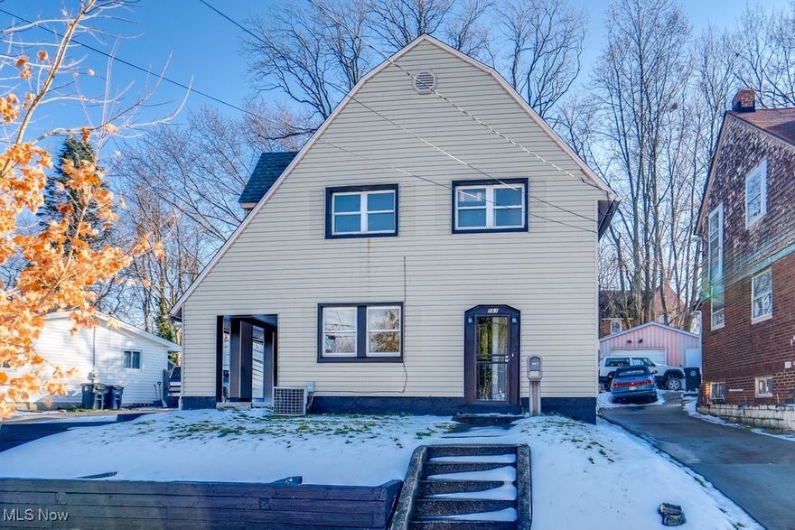 Completely remodeled home in Akron! This beautifully updated property has been renovated from top to bottom and is truly move-in ready. The entire home has been freshly painted throughout and features all new LVT flooring, creating a bright, modern, and cohesive feel. The spacious living room offers a stone gas fireplace, perfect for relaxing or entertaining. Just off the kitchen is a formal dining room, ideal for hosting family and friends. The updated kitchen features an abundance of cabinetry, quartz countertops, stainless steel appliances, and new light fixtures throughout the home. Upstairs, the fully renovated bathroom showcases a brand-new custom ceramic tiled shower with quality finishes. Additional upgrades over the years include vinyl replacement windows, central air conditioning, and new entry doors—enhancing comfort, efficiency, and curb appeal. The home also offers a full basement, providing excellent storage or future finishing potential. Outside, enjoy a nice backyard as well as a charming covered porch off the side of the home, perfect for morning coffee or evening relaxation. Conveniently located in a sought-after neighborhood close to shopping, dining, schools, and major routes. Don’t miss this opportunity to own a fully remodeled home with today’s most desirable updates—schedule your showing today!