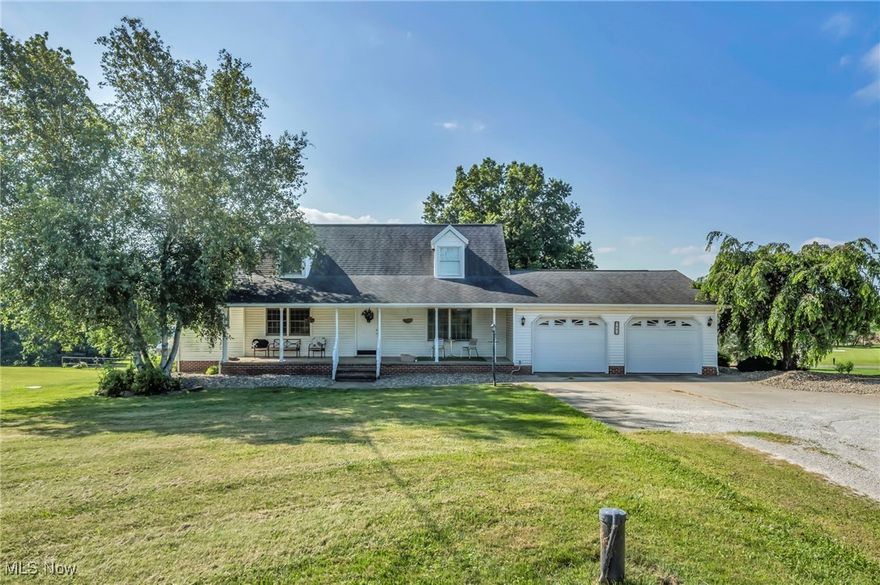 Welcome to this fully updated, modern, and spacious home nestled on over 2 acres in peaceful Rittman. Featuring a desirable first-floor master suite, this home offers comfort and style with high-end finishes throughout. All major mechanicals and the roof have been recently updated, giving you peace of mind for years to come. Enjoy the outdoors with a stunning wrap-around back patio perfect for relaxing or entertaining, plus a walkout basement that adds even more functional living space. A rare blend of privacy, updates, and acreage—this home is truly move-in ready!!!!!