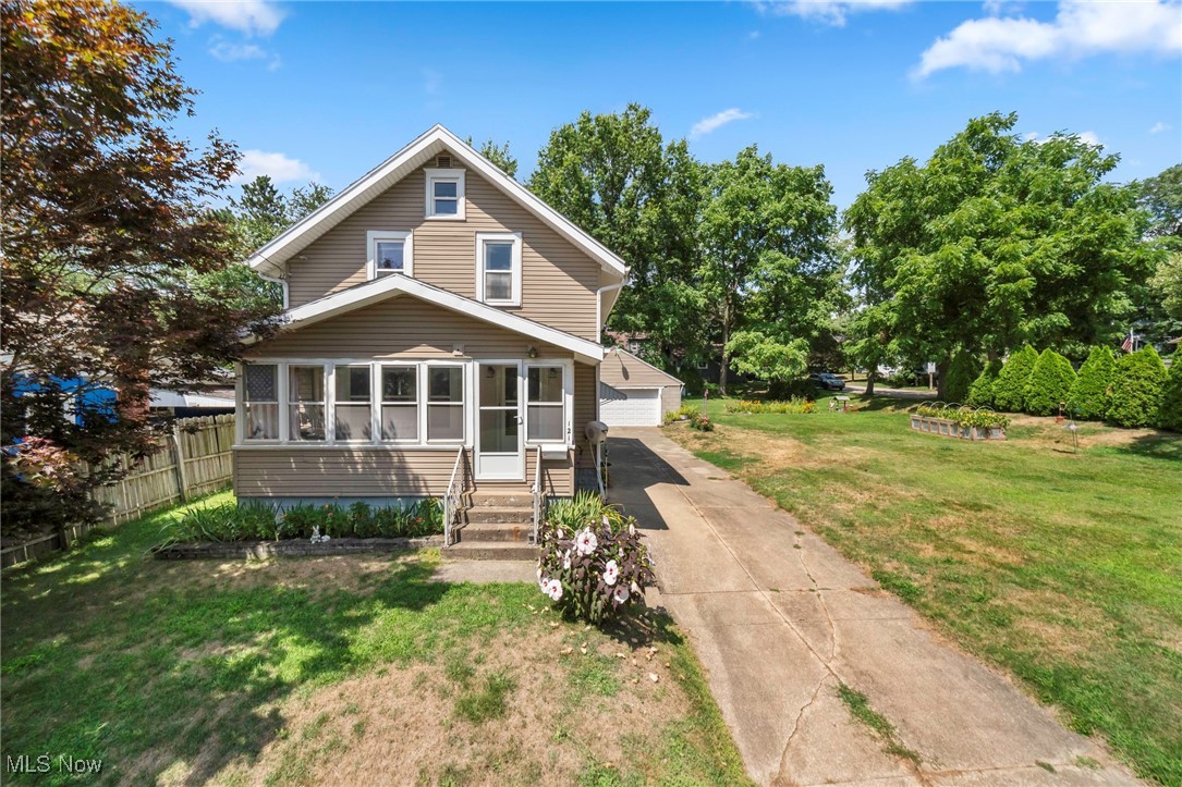 Welcome to 121 Yonkers St. a well-maintained gem in the heart of Barberton, set on a double corner lot totaling 1/3 of an acre. With room for a thriving garden, backyard barbecues, or a play space, this property offers possibilities you can see yourself enjoying from day one.
Inside, you’ll find three comfortable bedrooms and a full bath, plus the bonus of a stand-up shower and utility sink in the basement, creating the potential for an additional half bath. The bright sun porch is perfect for morning coffee while overlooking your beautiful yard. A spacious two-car garage provides plenty of room for vehicles, tools, and hobbies.
Just minutes from Lake Anna Park, Barberton’s vibrant downtown, and quick access to Akron, this home blends small-town charm with convenience.