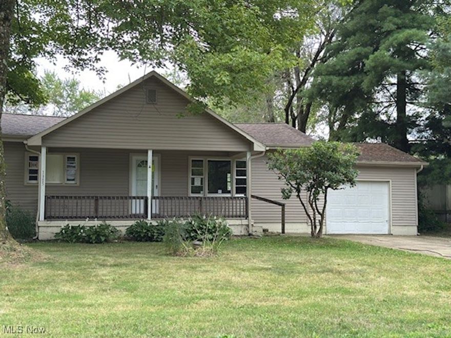 Liberty Twp- ranch consist of 3 bedrooms, 2 full baths, 3/4 basement with sump pump, an attached 1 car garage and a large front porch, sitting on an 80" X 150" lot.  Make an appointment with your buyer's agent to tour this home with you ASAP.   Needs TLC!