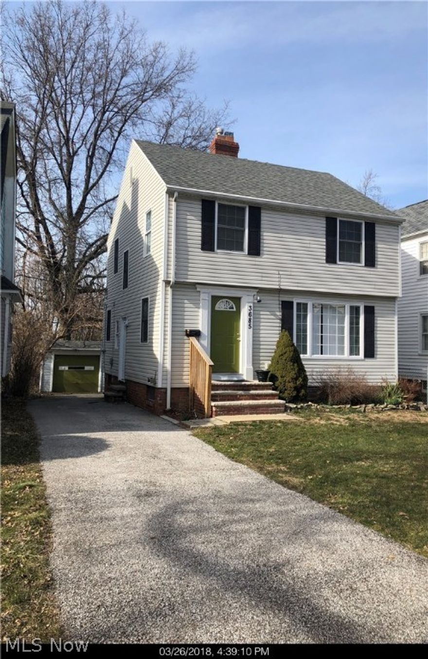 Move in ready colonial on quiet street featuring 3 bedrooms and  1.5 baths.  about 1500 sq ft of living space including the basement rec room.  beautiful hardwood floors throughout.  Newer vinyl siding, windows, roof.  Central Air.  Updated electric.  Two rear balconies.  few minor violations to assume.  NO LONGER A SHORT SALE.  NO BANKS TO DEAL WITH.  SHOW AND SELL.