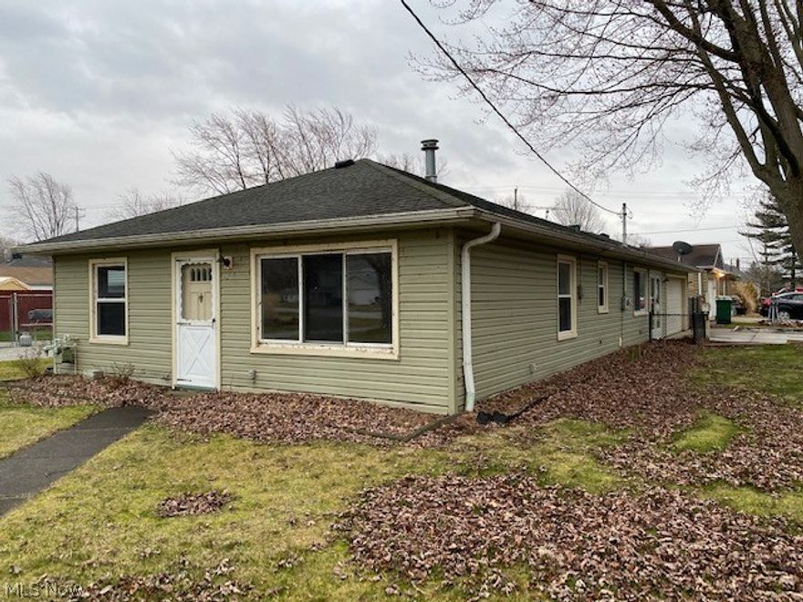 Make an effort to look at this two-bedroom ranch home in Mentor with one-full and one-half bathrooms.  The home offers family room with slider to patio area, kitchen with dining area and space for laundry hook-up and front living room with picture window.  There is an additional room that could be a possible third bedroom.  The home has a fenced in yard and a two-car attached garage.  The seller must comply with HUD Guidelines 24 CFR 206.125
