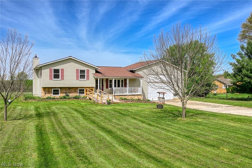 Welcome to 4715 Rock Spring Rd. located in Edinburg Township.

Built in 1995 and situated on a sprawling 4.81-acre lot, this four-level split offers the perfect balance of country acreage and top-tier mechanical reliability. Every major system has been addressed, headlined by a Smart Furnace and Smart Thermostat installed in February 2026.
The exterior is built to last, featuring a 50-year warranty roof (installed 2017) and a massive, heavy-duty concrete driveway 3 cars wide and 6 inches deep. Inside, the home is filled with high-value updates, including  AC, electric panel, water heater, water softener, and well pressure tank.
Energy efficiency is maximized with updated windows and doors, while the living area remains cozy year-round thanks to a fireplace with a wood burner insert. This is a rare find that combines 90s charm with 2026 technology and peace of mind.


Homestead exemption equals $186.65 annually  and special assessment is $9.23 per half for Storm Water District