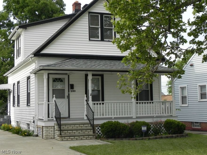 Charming 1920's farmhouse. Features 2 bedrooms on main level and additional bedroom in upstairs inlaw/income suite. Separate side entrance to upstairs suite that includes separate kitchen, living room and full bath. This well maintained home features new roof in Dec. 2013, new front porch, stamped concrete patio in back yard, waterproofed basement and new double wide driveway. Both bathrooms have been updated. Newer flooring in both kitchens and bathrooms. Fantastic opportunity to have two separate living areas or generate rental income.